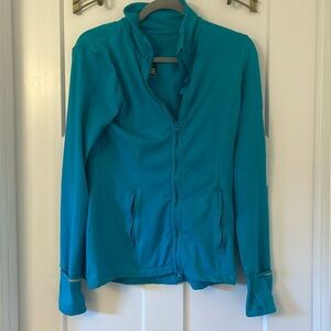 JOIA nyc Performance wear size small jacket aqua color